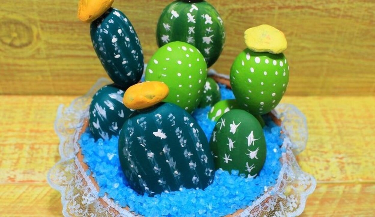 Hacer tu propio cactus es una tarea no solo entretenida, sino también original