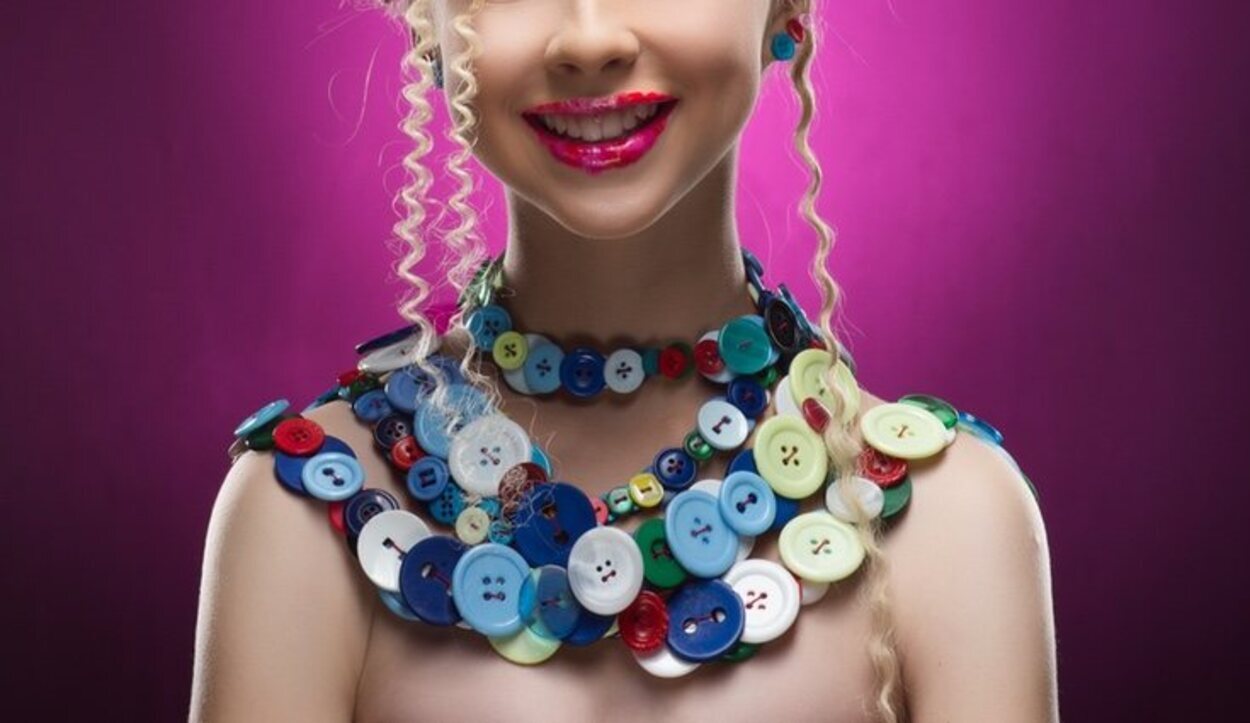 Las joyas con botones te darán un plus de originalidad y creatividad