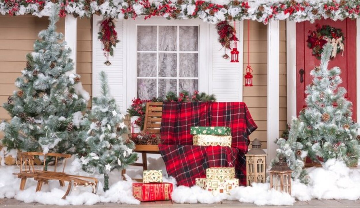 La decoración navideña de exterior presenta gran cantidad de posibilidades