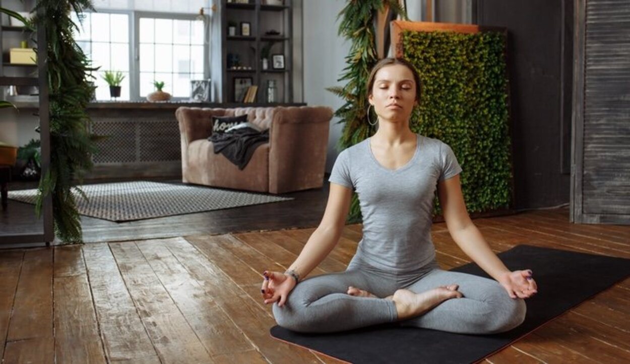 Reserva un espacio de tu hogar para practicar yoga